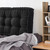 Rainha - Ultra Thick Tufted College Headboard - Black