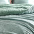 Velvet Crush - Coma Inducer® Twin XL Duvet Cover - Crinkle Iced Green