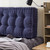 Rainha - Ultra Thick Tufted College Headboard - Navy Blue