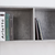 The College Cube - Dorm Desk Bookshelf - Marble Gray