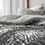 Primal Zebra - Coma Inducer® Twin XL Duvet Cover - Silver Black