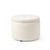 STORAGE COMFORT SEAT OTTOMAN - WHITE