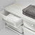 MULTIPURPOSE DRAWERS WITH SHELF - WHITE / WHITEWASH TOP