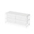 MULTIPURPOSE DRAWERS WITH SHELF - WHITE / WHITEWASH TOP