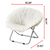 Fur Moon Chair - Polar White