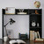 Classic Dorm Desk Bookshelf - Black