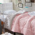 ROSE QUARTZ/STONE TAUPE TWIN XL COMFORTER