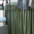 EXTENDED DORM SIZED BED SKIRT PANEL WITH TIES - HERO GREEN