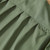 EXTENDED DORM SIZED BED SKIRT PANEL WITH TIES - HERO GREEN