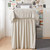 EXTENDED DORM SIZED BED SKIRT PANEL WITH TIES - STONE TAUPE