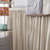 EXTENDED DORM SIZED BED SKIRT PANEL WITH TIES - STONE TAUPE