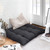 Rainha - Puffy Tufted Floor Pillow - Black