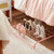 Underbed Shoe Holder with Wheels - Pink