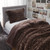 Fluffy Buffalo - Coma Inducer® Twin XL Comforter Set - Earthtone Brown