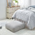 Rainha® Cozy Floor Pillow - Square - Glacier Gray