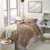 Antarctic Penguin - Coma Inducer® Oversized Comforter Set - Baby King Brown