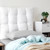 Rainha - Puffy Tufted College Headboard - White