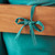 Rainha - Puffy Tufted College Headboard - Emerald Green