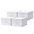 TUSK® Jumbo Storage Box 4-Pack - White