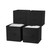 TUSK® Fold Up Cube 4-Pack - Black
