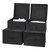 TUSK® Jumbo Storage Box 4-Pack - Black