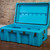 The Iron Brick® Trunk - STRONGEST College Trunk - Aqua (USA Made)