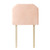 Mo' Cashmere College Headboard - Plush Elite Peach Rose Quartz