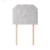 Mo' Fluffy Feathers College Headboard - Plush Texture Light Gray