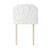 Mo' Heaven College Headboard - Plush Furry Fur White
