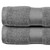 Antimicrobial College Towel 2-Pack - 100% Cotton - Charcoal