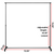 Don't Look At Me® - Privacy Room Divider - Basics Extendable - Black Frame