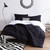 Black/White Reversible Twin XL Comforter
