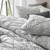 Farmhouse Morning Textured Bedding - Twin XL Comforter - Glacier Gray