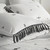 Topaz Textured Twin XL Comforter - White with Dark Gray Accent