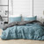 Smoke Blue/Granite Gray Reversible Twin XL Comforter