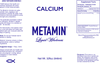 Metamin Calcium, Liquid Ionic Angstrom Minerals, availabile in 16, 32, and perhaps 128oz size