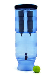 Berkey Light, Lightweight and Portable. This is the Berkey Value System plus the benefit of seeing your water level. All Berkeys use same filters. Shell construction is 50-mil thick, BPA-free Tritan™ copolyester. Black filtering system filters, and optional fluoride reduction filters, optional accessories available.