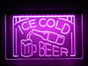 ice, cold, beer, sign, led, neon, sign, light