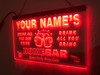 Custom, led, led, home, bar, bar, neon, sign, personalized, light, lighted