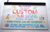 full color, led, custom, business, sign, led, neon, light, lighted