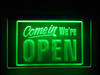 open, led, neon, sign, light