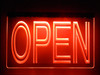 open, led, neon, sign, light