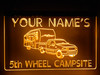 camp, camping, camper, led, neon, sign, personalized, light