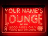 lounge, personalized, led, neon, sign, light, light up sign