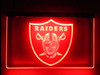 raiders, led, neon, sign, light