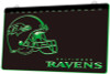 Baltimore, Ravens, led, neon, sign, light