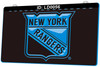 New York, Rangers, LED, neon, light, sign