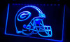 green bay, packers, led, neon, sign