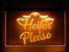 heifer, heifer please, led, neon, sign, acrylic, light