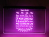 mark, 10:44, Jesus, led, God, Church, Christian, Neon, Sign, light